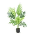 thumbnail image 1 of The Mod Greenhouse 42" Artificial Green Areca Palm Tree in a Matte Black Grower's Pot, 1 of 5