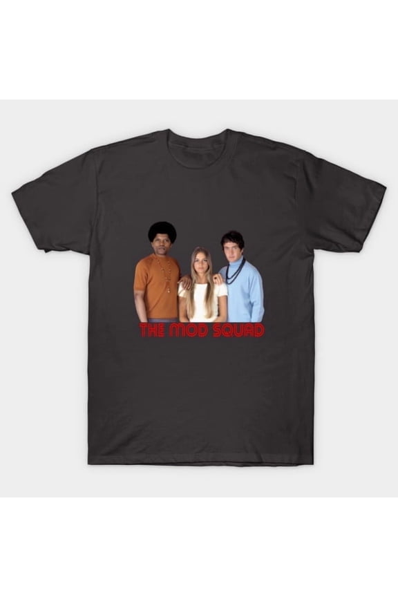 The Mod Squad 60s 70s TV Show Graphic, H3792 T-Shirt, for Men and Women, Up to Size 5XL