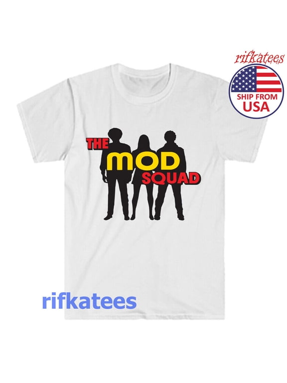 The Mod Squad Men's White T-Shirt Size S to 5XL