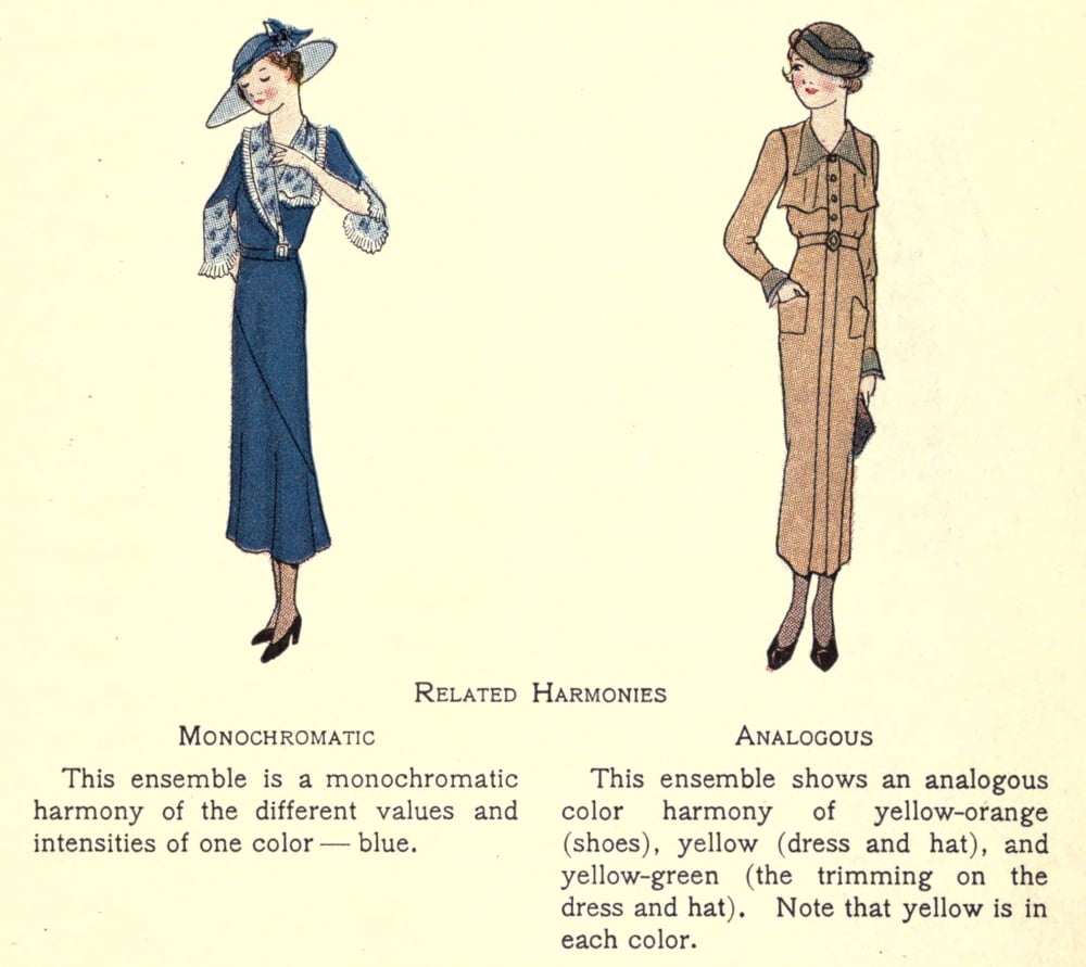 The Mode in Dress & Home 1935 Related Harmonies Canvas Art - Unknown (18 x 24)
