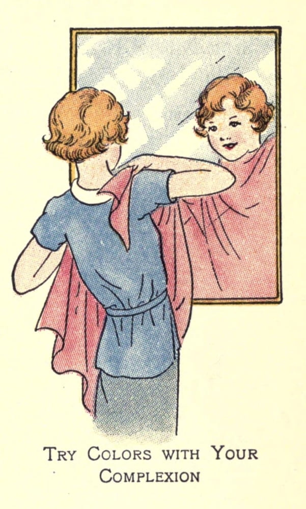 The Mode in Dress & Home 1935 Try colours with your complexion Canvas Art - Unknown (24 x 36)