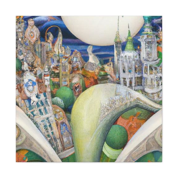 "The Modern Baroque Art" - Canvas