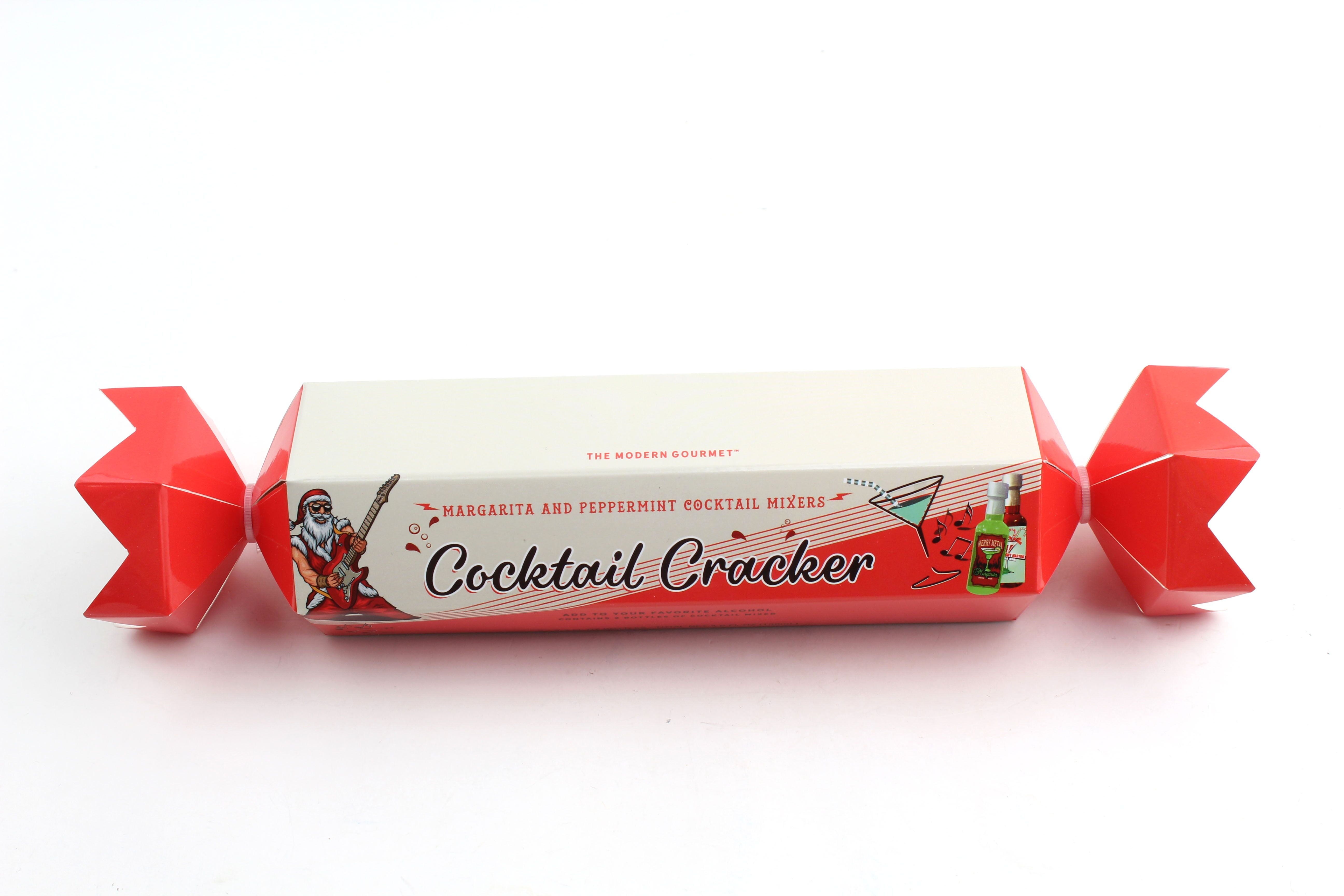 The Modern Gourmet, Christmas Cocktail Cracker, Gift Set, Food Form