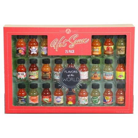 The Modern Gourmet World Wide Hot Sauce 25pk, Gift Set