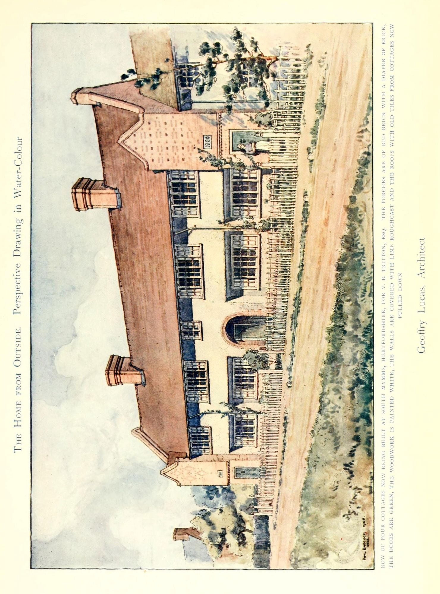 The Modern Home 1906 2 Canvas Art - Thomas Hamilton Crawford (24 x 36)