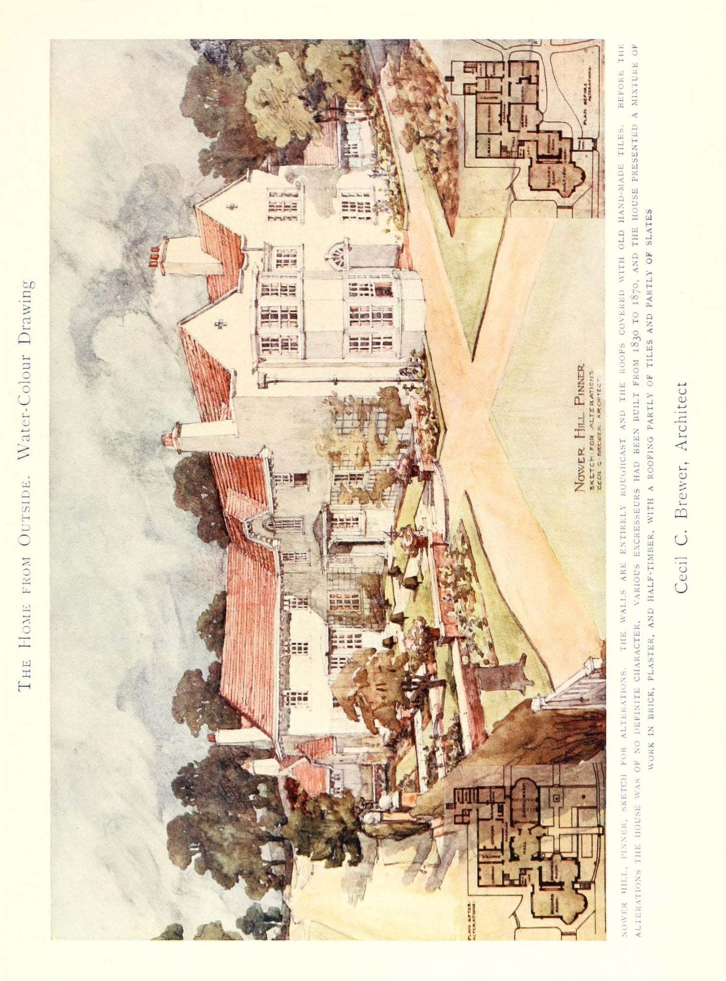 The Modern Home 1906 4 Canvas Art - Thomas Hamilton Crawford (18 x 24)