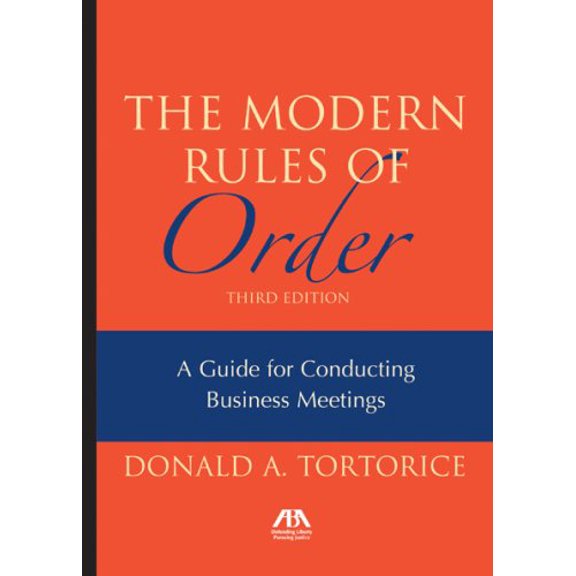 Pre-Owned The Modern Rules of Order (Paperback) 1590317920 9781590317921