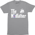 thumbnail image 1 of The Modfather Scooter Funny Parody Slogan Graphic Mens T-Shirt, 1 of 4