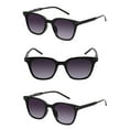 thumbnail image 1 of "The Modish" Womens Fashion Reading Sunglasses – Full Lens Reader, UV Protection, Stylish & Comfortable (3 Pack) - Jet/Jet - 2.50, 1 of 5