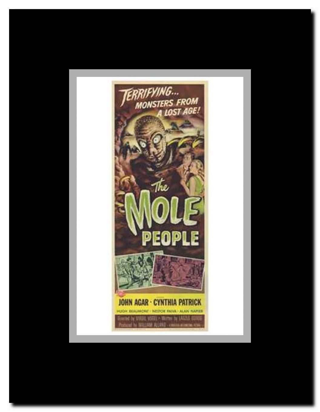 The Mole People Framed Movie Poster