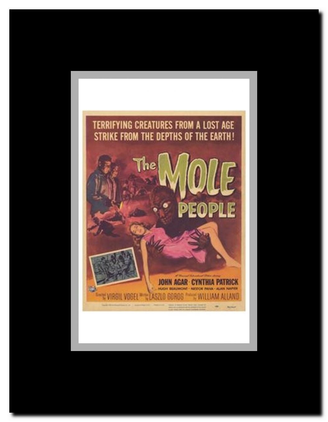 The Mole People Framed Movie Poster