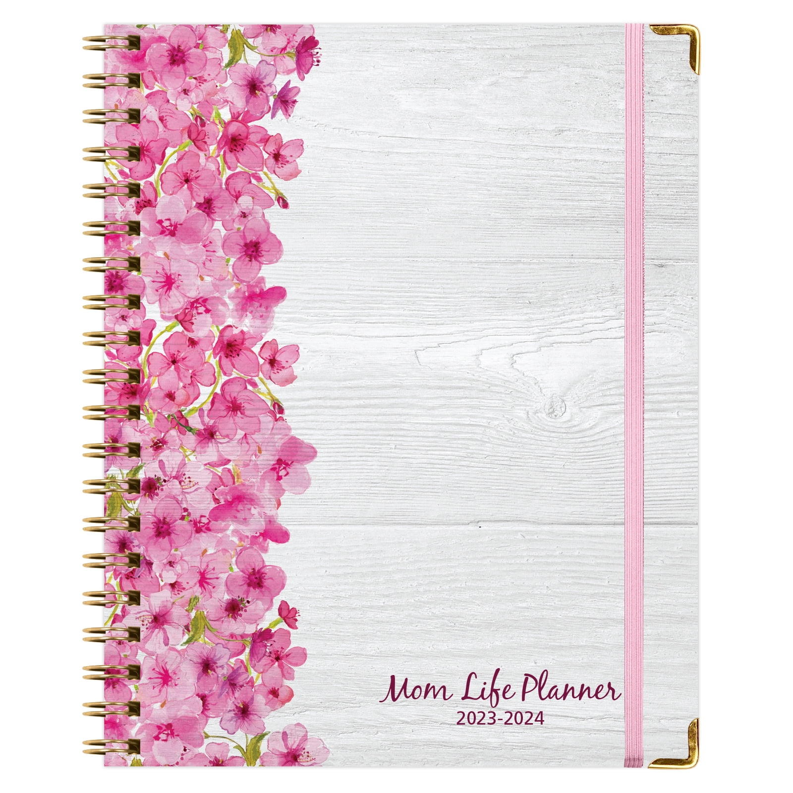 The Mom Life Planner Weekly Monthly Budget Planner Academic Year June'2023  - July'2024 by Global Printed Products - Includes Record Keeping Pages,  Budget and Meal Planner, and Habit Tracker, White 