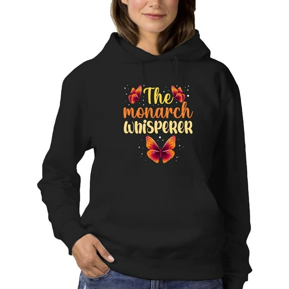 The Monarch Whisperer. Hoodie Women -Smartprints Designs, Female 4X-Large