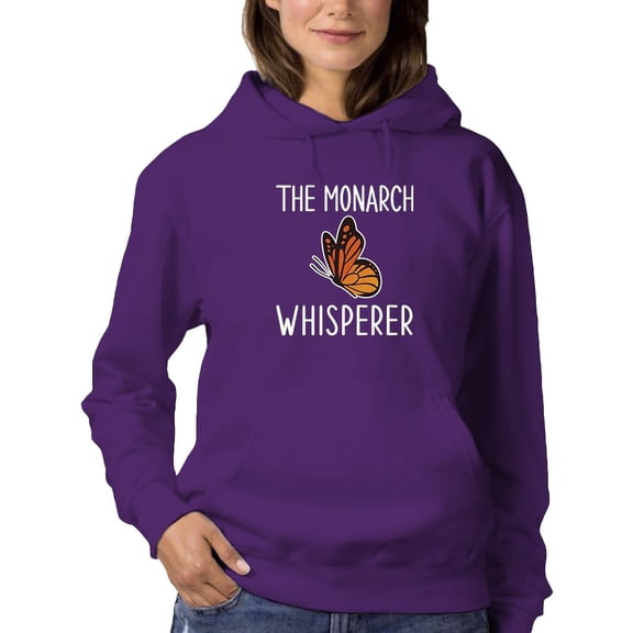 The Monarch Whisperer Hoodie Women -Smartprints Designs, Female 4X-Large