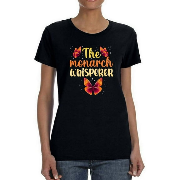 The Monarch Whisperer. T-Shirt Women -Smartprints Designs, Female 5X-Large