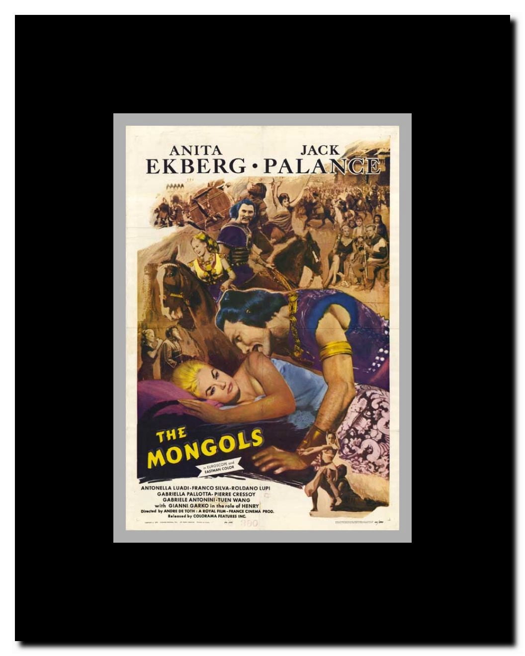 The Mongols Framed Movie Poster