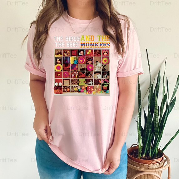 The Monkees The Birds, the Bees and the Monkees Vintage Retro Pop Rock T-Shirt Unisex, up to 5XL