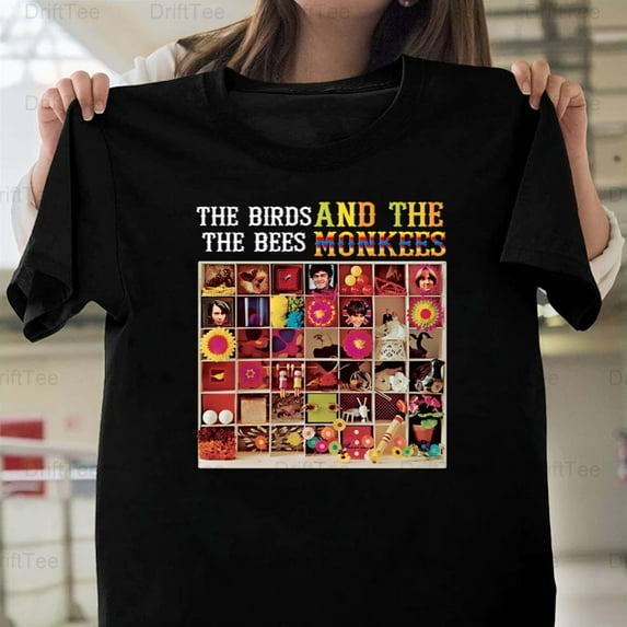 The Monkees The Birds, the Bees and the Monkees Vintage Retro Pop Rock T-Shirt Unisex, up to 5XL
