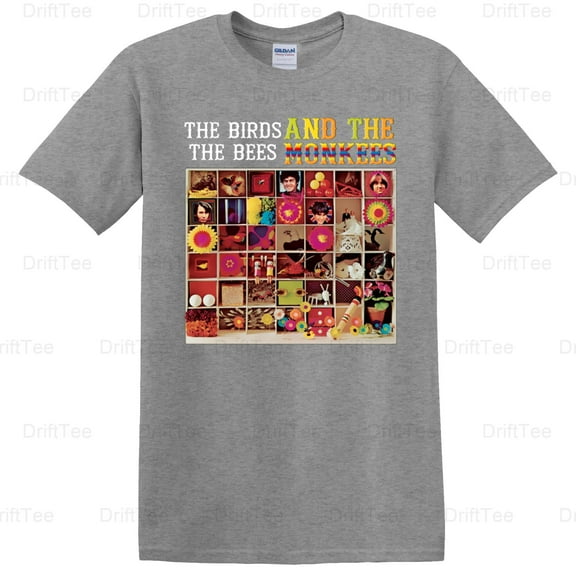 The Monkees The Birds, the Bees and the Monkees Vintage Retro Pop Rock T-Shirt Unisex, up to 5XL