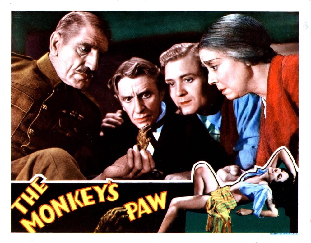 The MonkeyS Paw Canvas Art - (28 x 22)