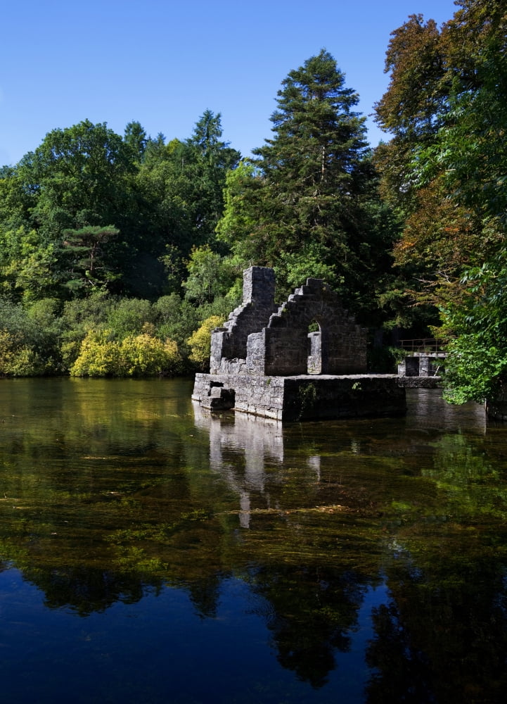 The Monks Fishing House part of Cong Abbey Cong County Mayo Ireland Canvas Art - Panoramic Images (26 x 36)