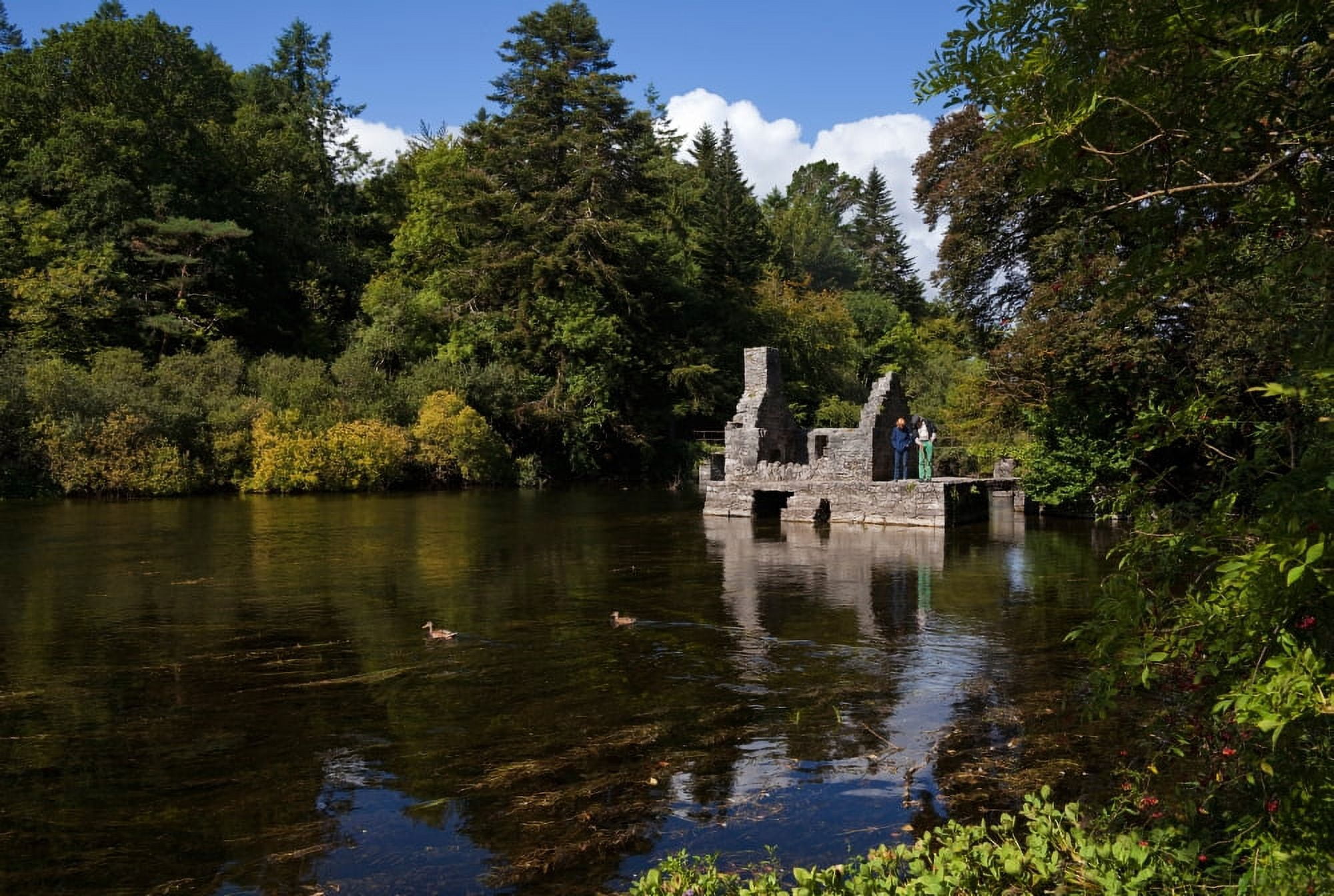 The Monks Fishing House part of Cong Abbey Cong County Mayo Ireland Canvas Art - Panoramic Images (27 x 9)