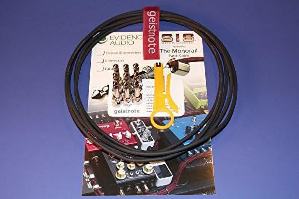 The Monorail, Black Cable, SIS (Solderless) Pedalboard Kit 10 SIS