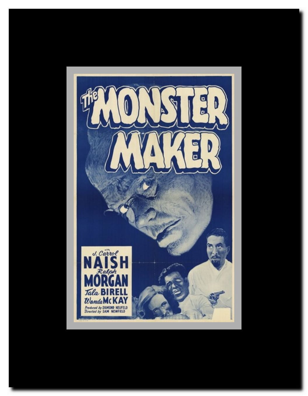 The Monster Maker Framed Movie Poster