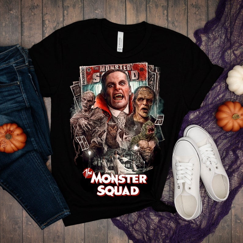 The Monster Squad Horror Movie Shirt, Vintage Monster Squad Shirt, Retro  Halloween Shirt, Monster Halloween Shirt - Walmart.com