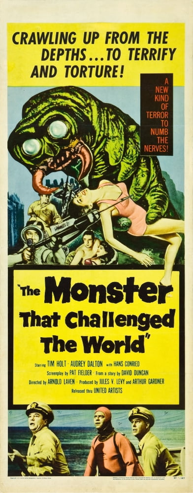 The Monster That Challenged The World Canvas Art - (11 x 17)
