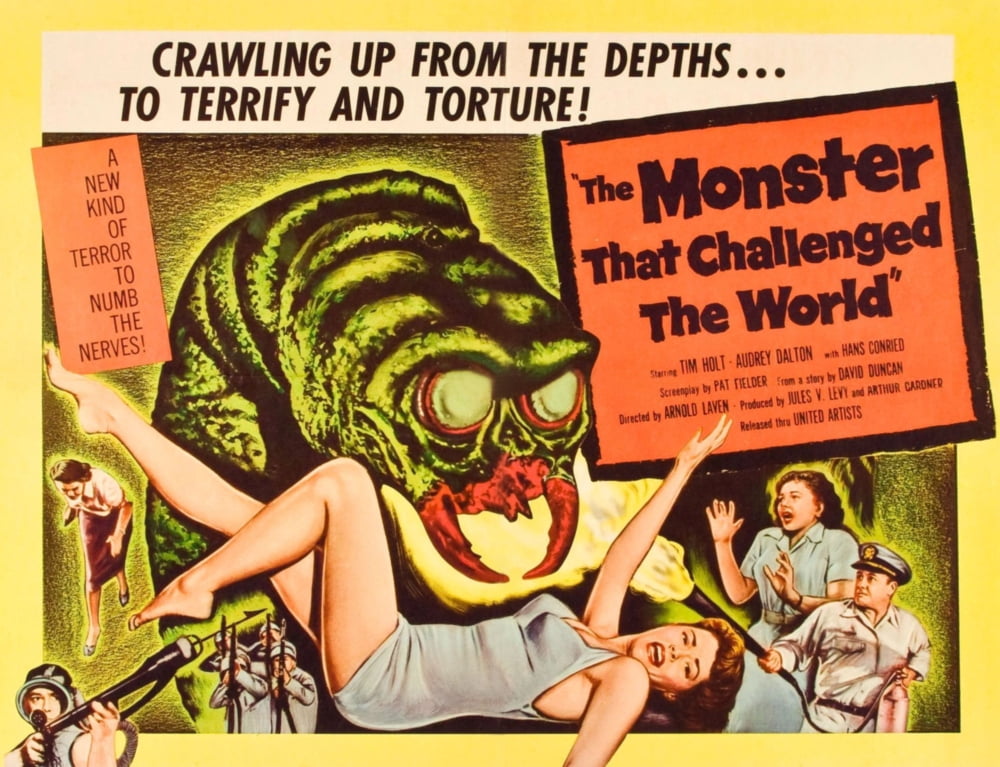 The Monster That Challenged The World Canvas Art - (28 x 22)