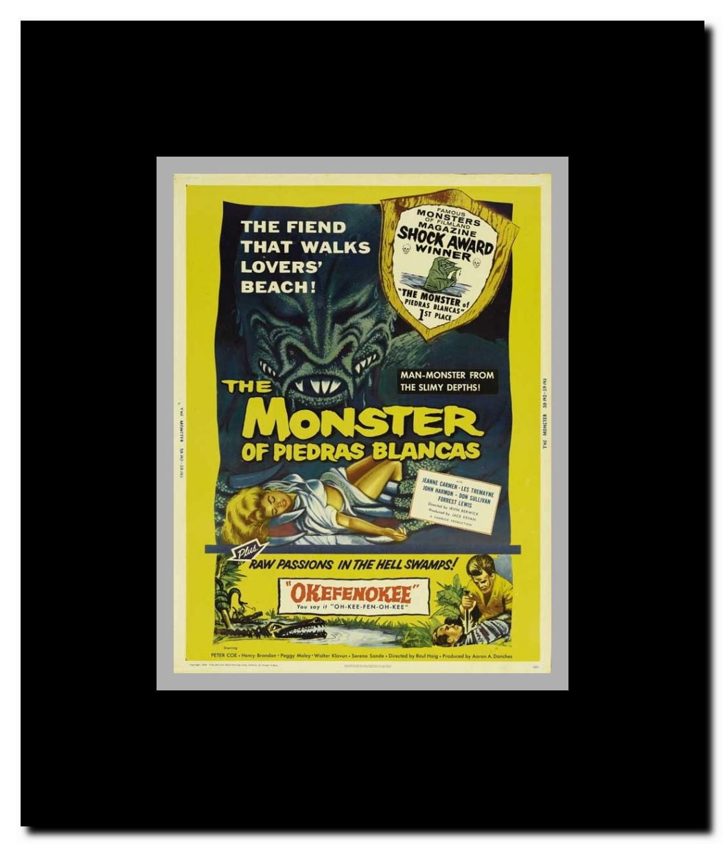 The Monster of Piedras Blancas Framed Movie Poster