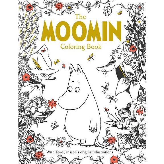 The Moomin Coloring Book (Official Gift Edition with Gold Foil Cover)