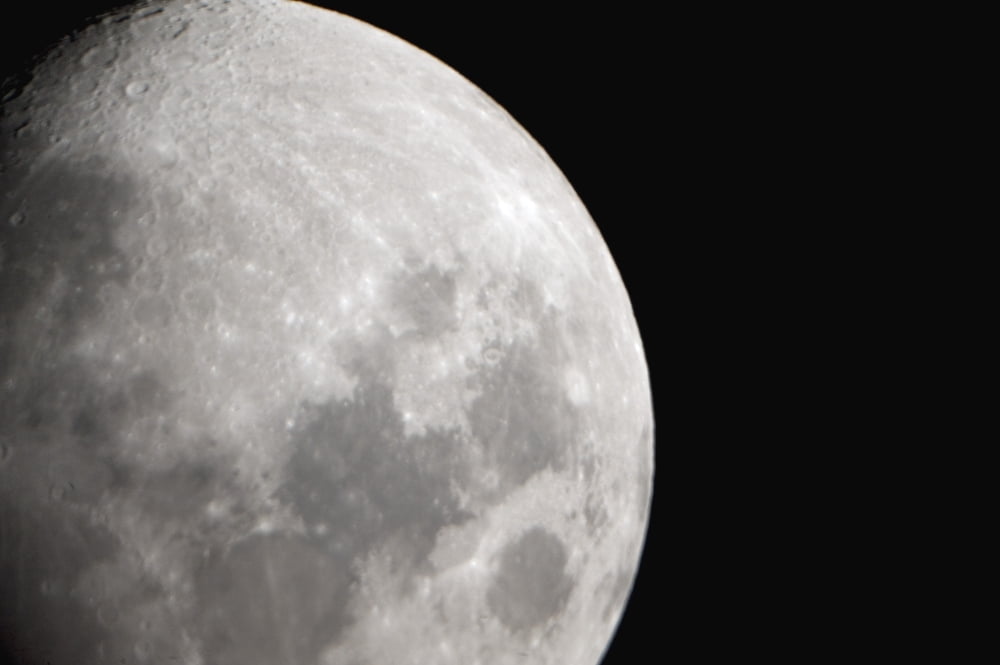 The Moon Canvas Art - Keith Levit Design Pics (18 x 12)
