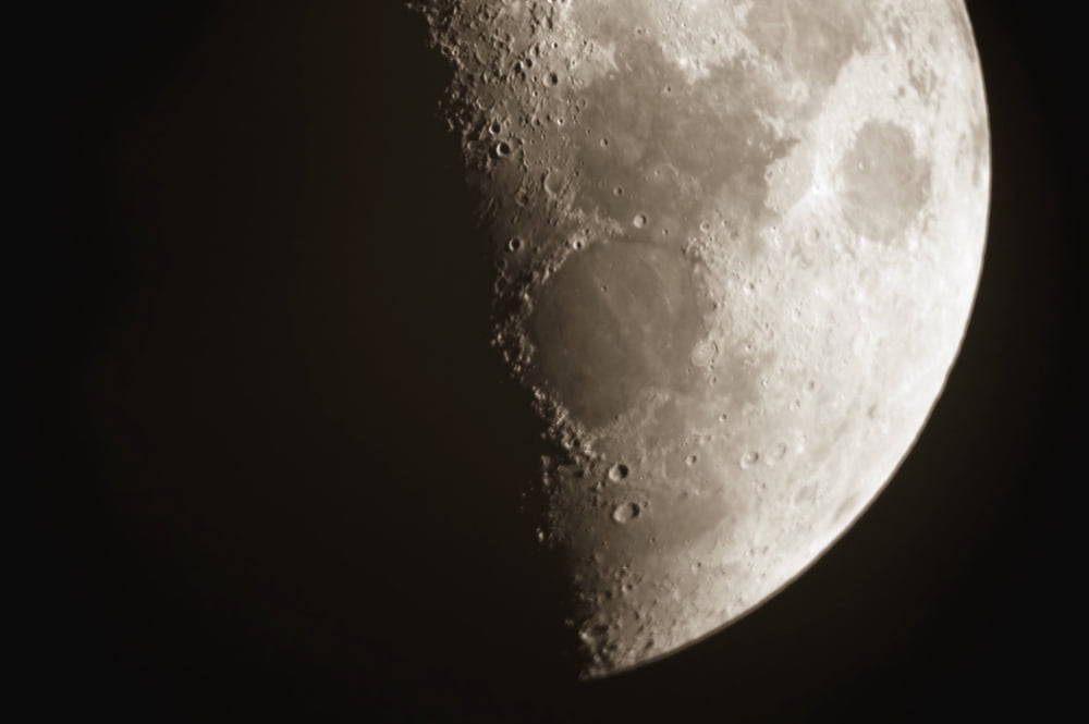 The Moon Canvas Art - Keith Levit Design Pics (36 x 24)