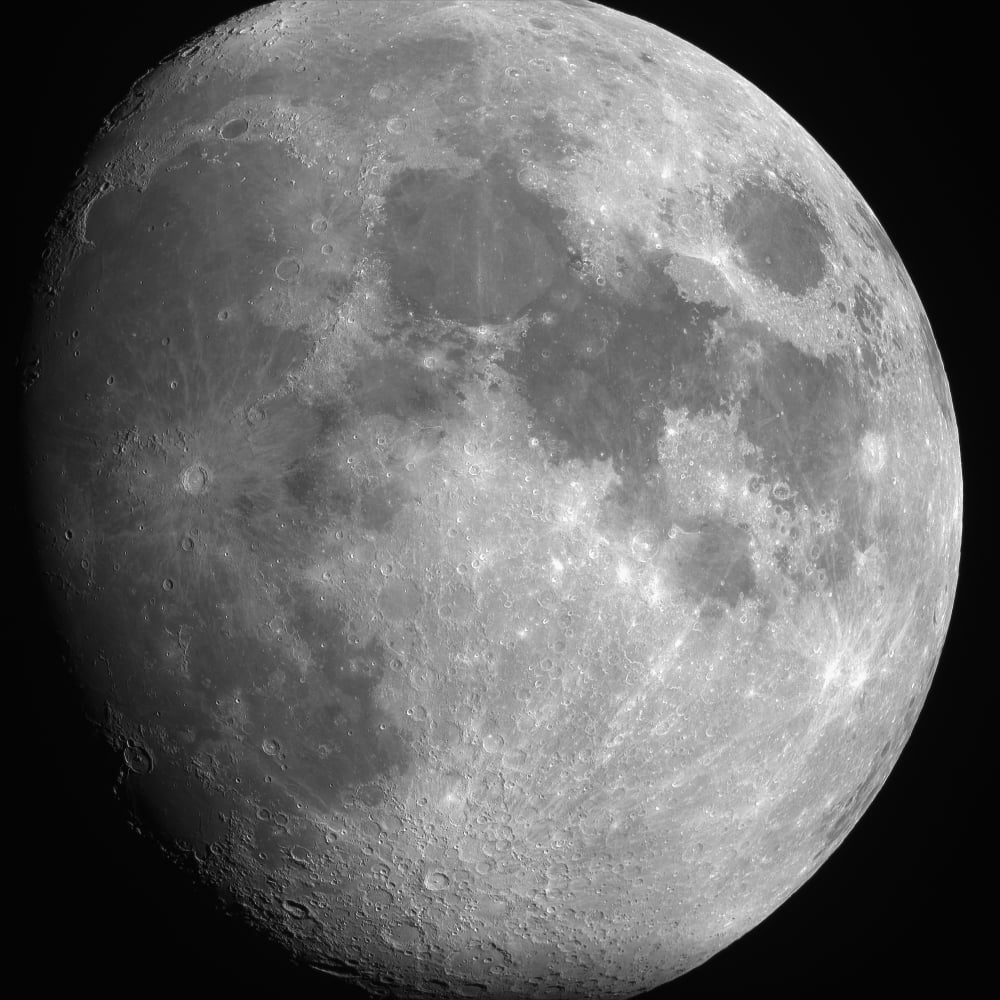 The Moon Canvas Art - Ken CrawfordStocktrek Images (28 x 28)