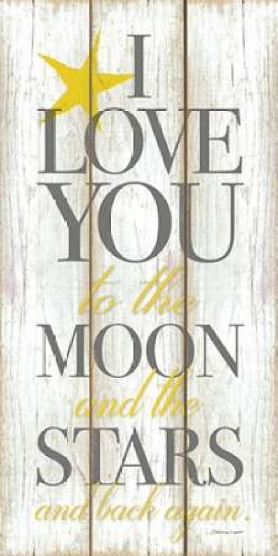 The Moon Canvas Art - Stephanie Marrott (10 x 20)