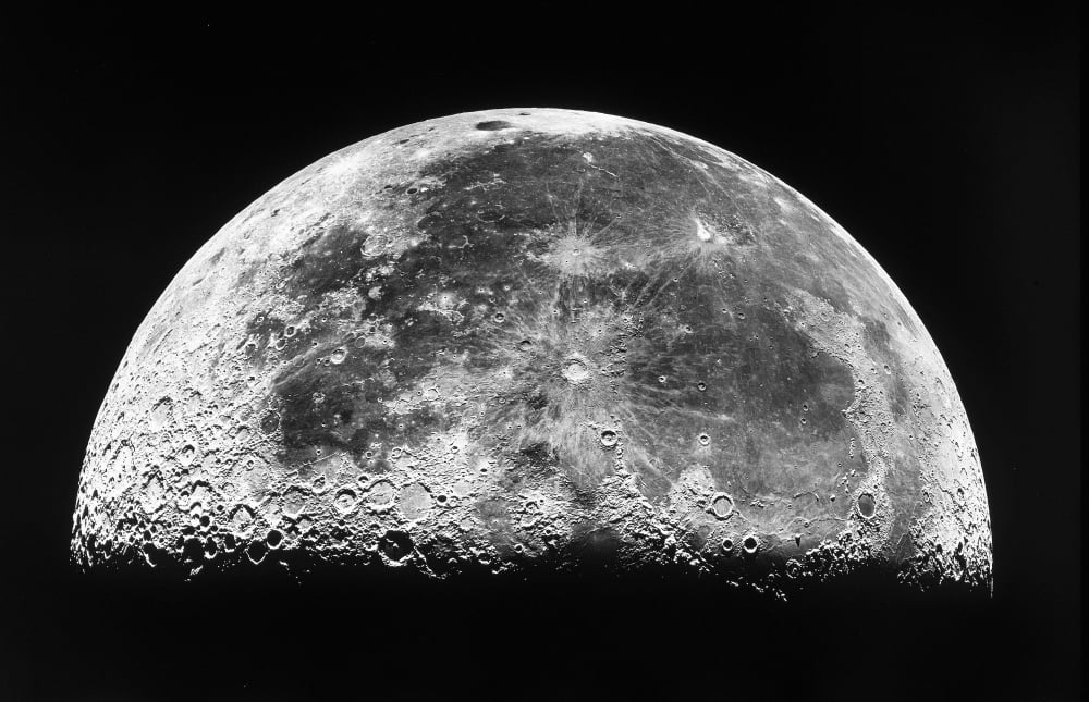 The Moon Canvas Art - Stocktrek Images (34 x 22)