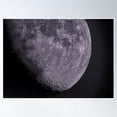 thumbnail image 1 of The Moon In The Night Sky Poster Wall Art, Modern Wall Decor, 24x36 UNFRAMED, 1 of 3