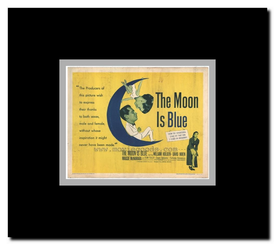 The Moon Is Blue Framed Movie Poster