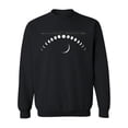 thumbnail image 1 of The Moon Phases With Size Sweatshirt Men -Image by Shutterstock, Male 3X-Large, 1 of 4