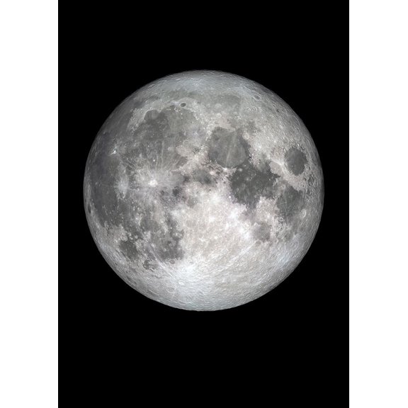 The Moon Poster Print by Design Fabrikken Design Fabrikken (24 x 36)