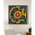 thumbnail image 1 of The Moon Reflected in the Sumida River - Japanese Art Deco Style Canvas Wall Art, 1 of 2