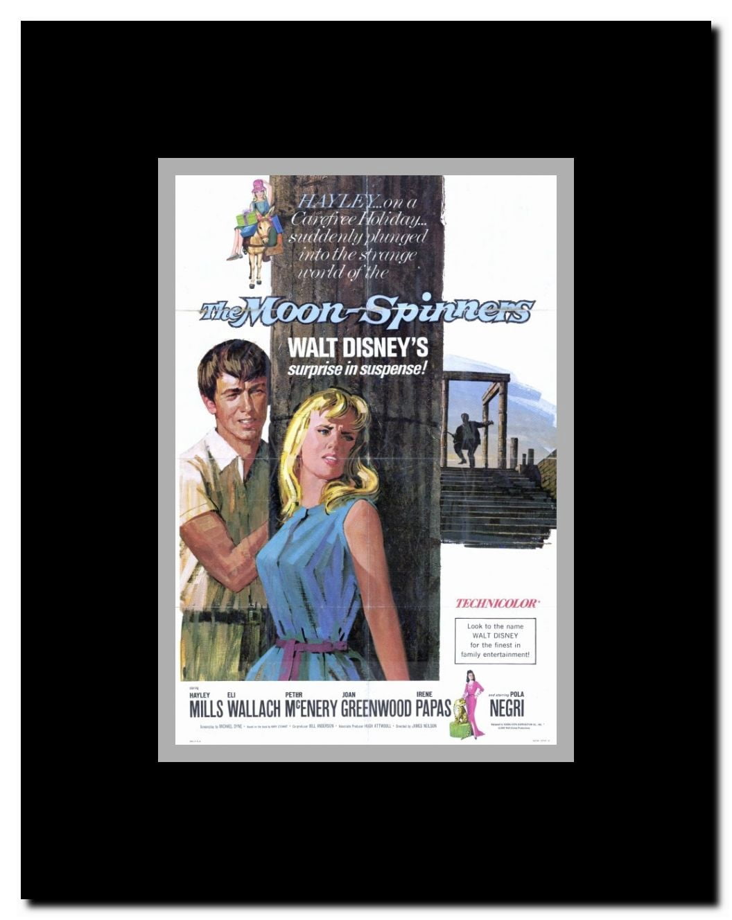 The Moon-Spinners Framed Movie Poster