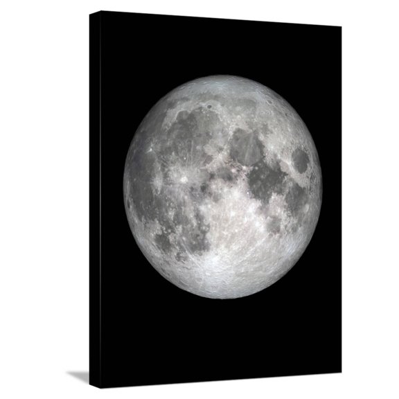 Art.com The Moon Stretched Canvas Print Wall Art by Design Fabrikken, 18" x 24"