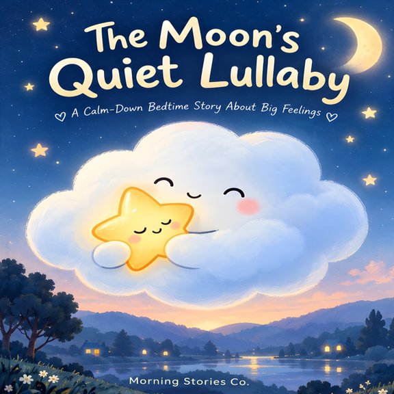 The Moon's Quiet Lullaby: A Calm-Down Bedtime Story About Big Feelings, (Paperback)