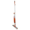 thumbnail image 1 of The Mopster Microfiber Bucketless Mop Handle, 18 X 3 Orange Microfiber Head, 54" Silver Aluminum Handle, 1 of 2