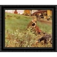 thumbnail image 1 of The Mora Fair 23x20 Black Ornate Wood Framed Canvas Art by Zorn, Anders, 1 of 2