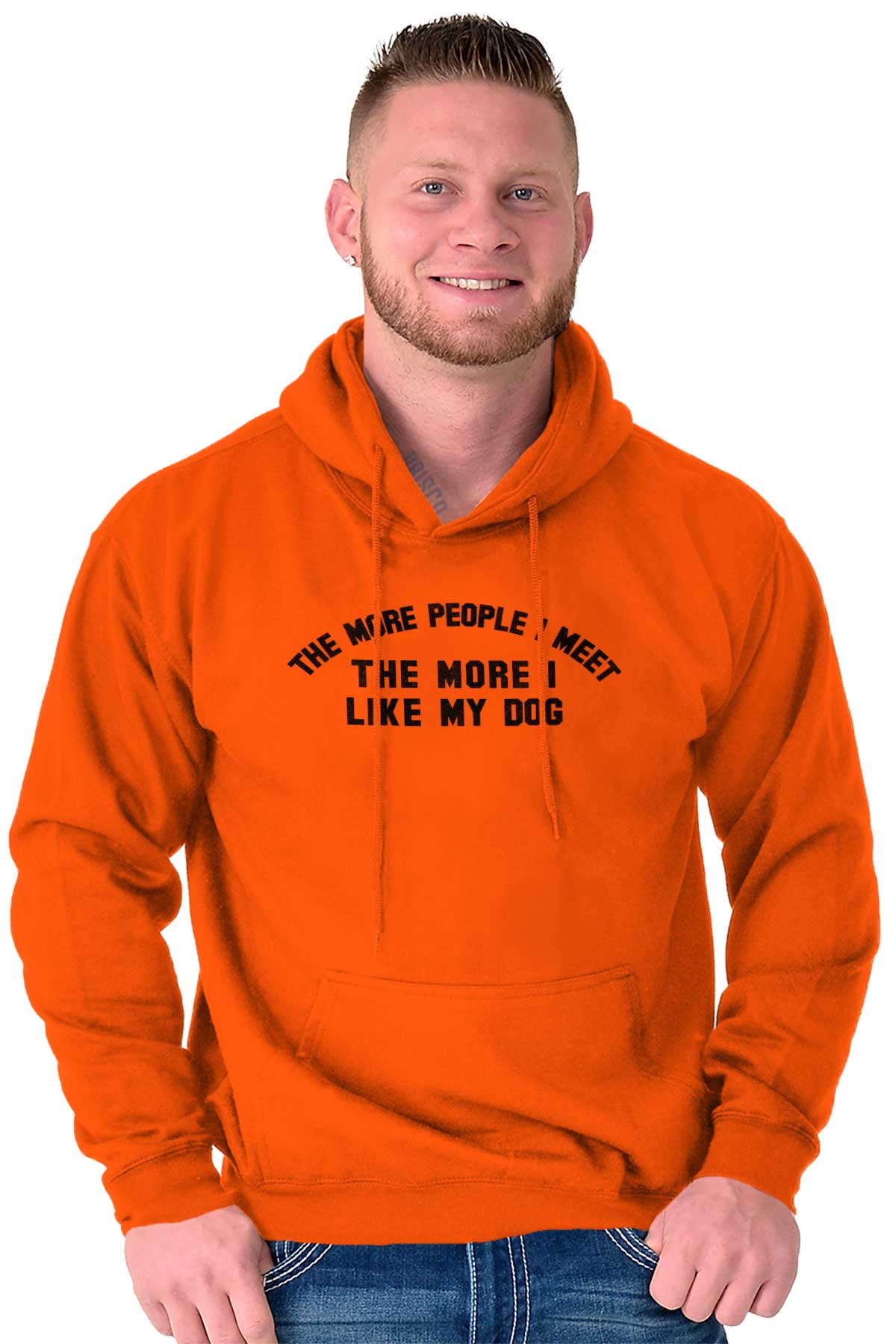 Fear the living mindless orange hoodie new arrivals