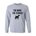 thumbnail image 1 of The More The Terrier Adult Long Sleeve T-shirt, 1 of 3